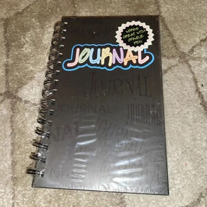 Jet black journal/binder/sketch book